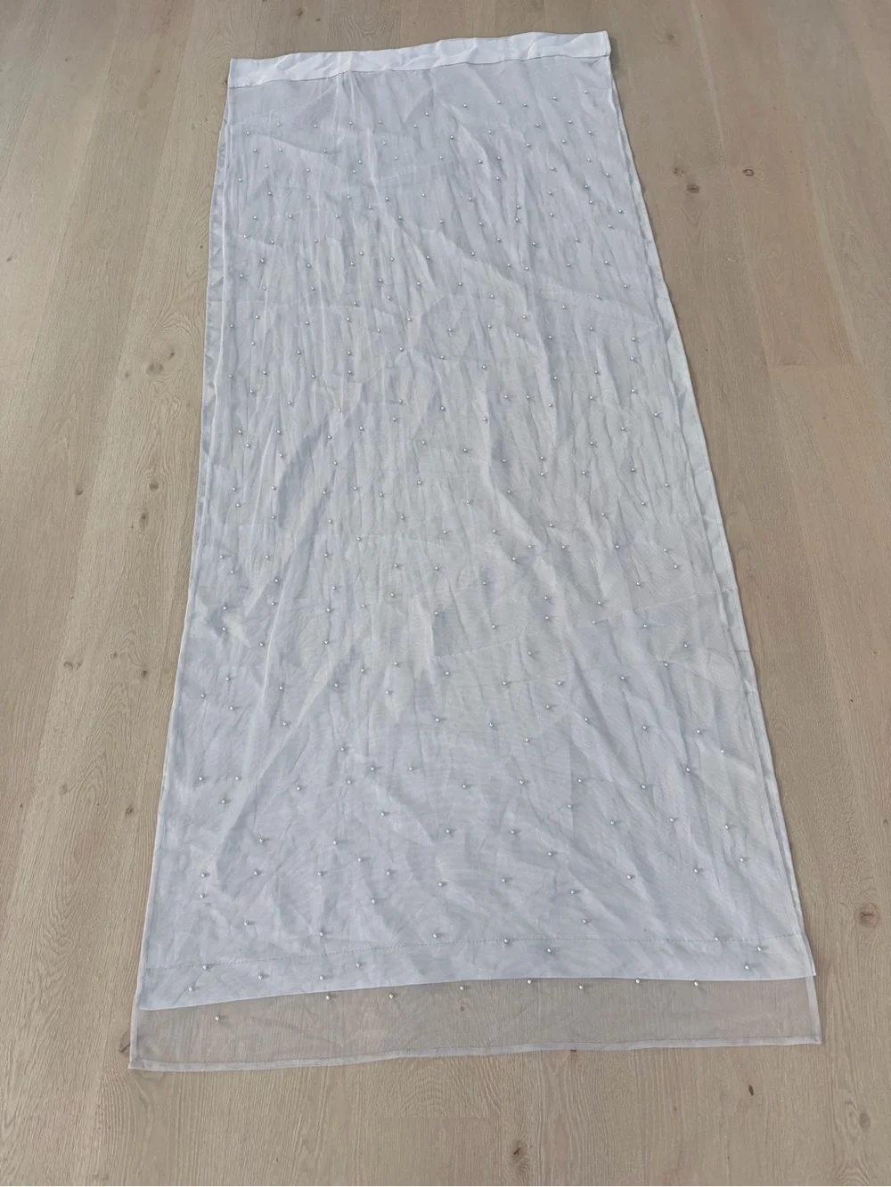 Kenzie Home Elegant Silver Grommet Blackout Curtain Panels with pearls